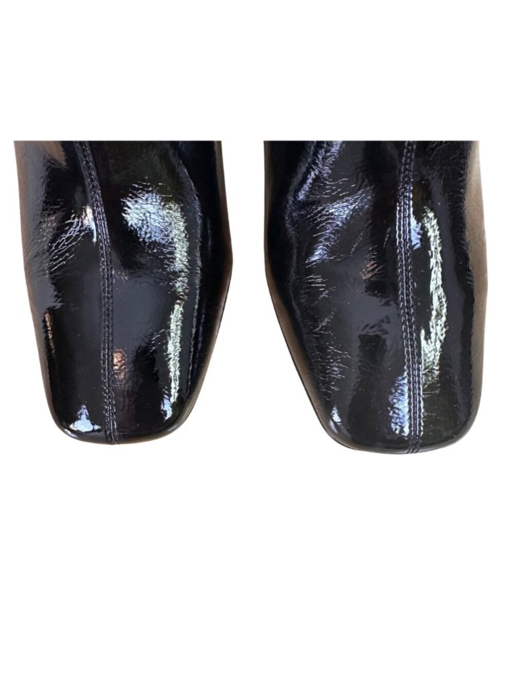 Sam Edelman Size 8.5W Women Codie2 Chic Ankle Boots Shoes Black Patent - Picture 9 of 11
